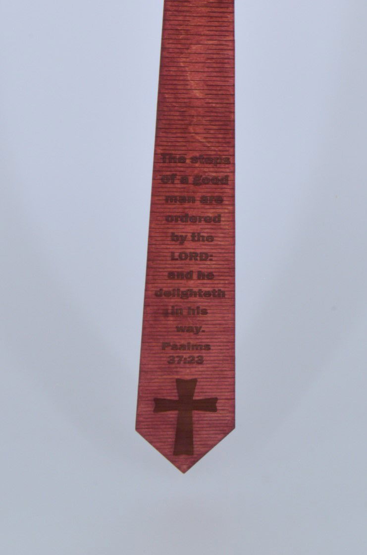 Psalm 37:23  Wood Tie