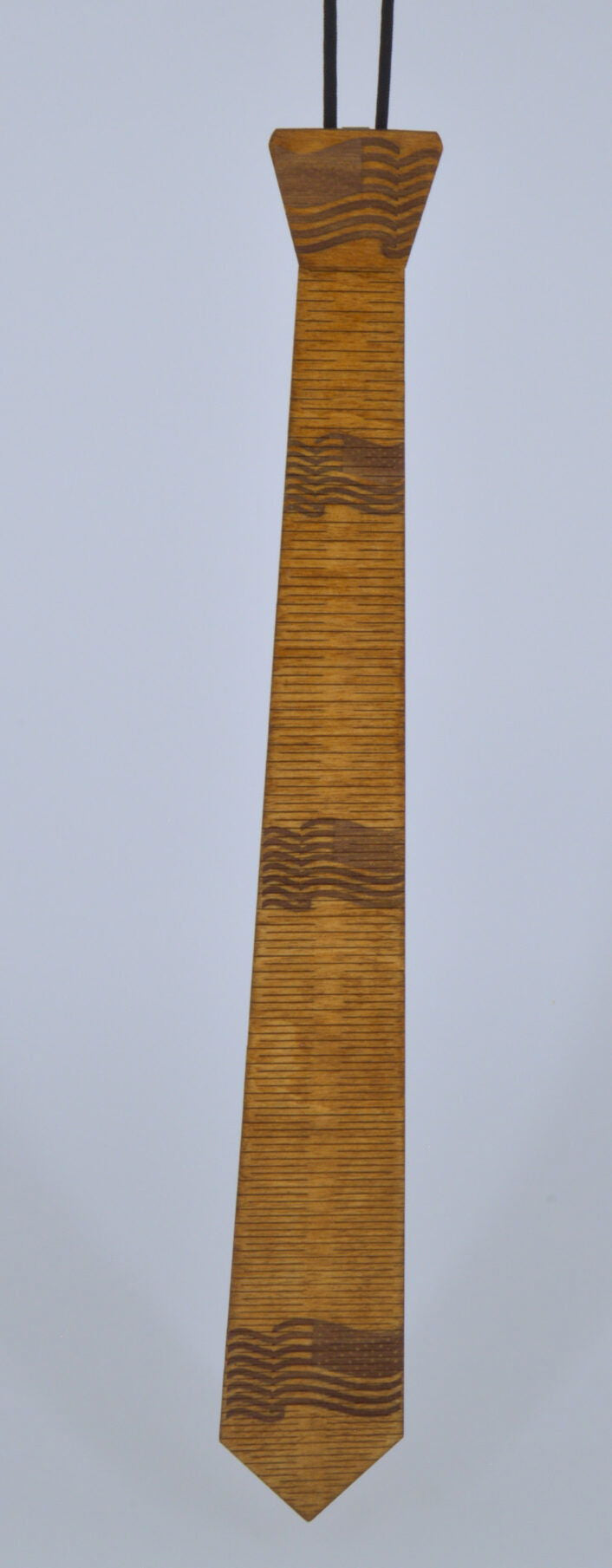 Flag Wood Tie