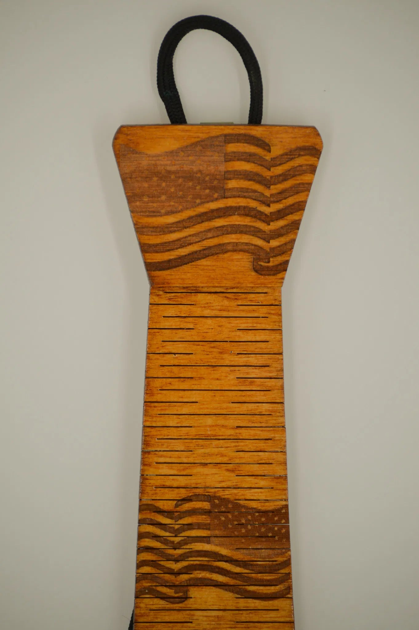 Flag Wood Tie