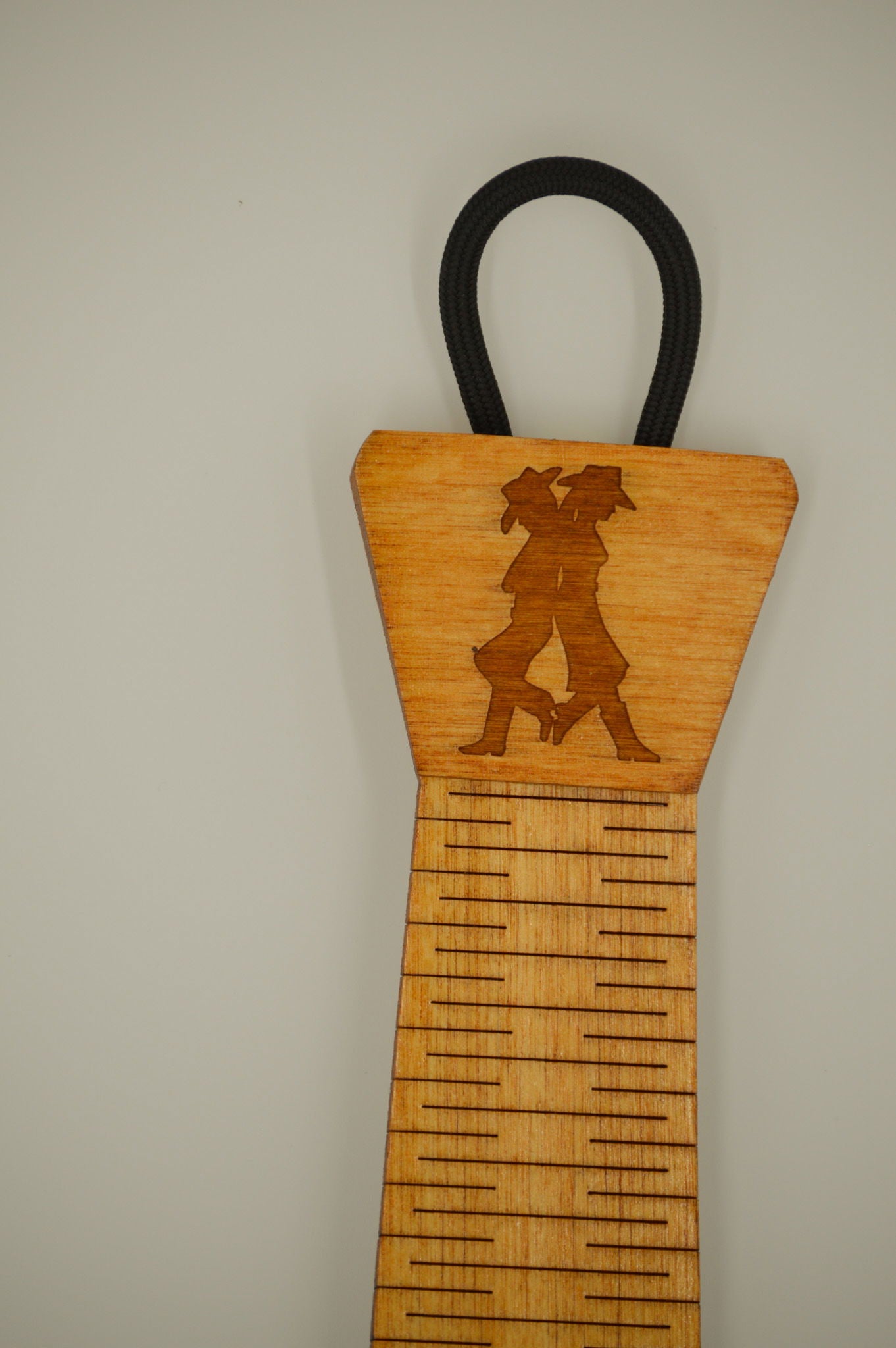 Cowboy and Cowgirl Wood Tie