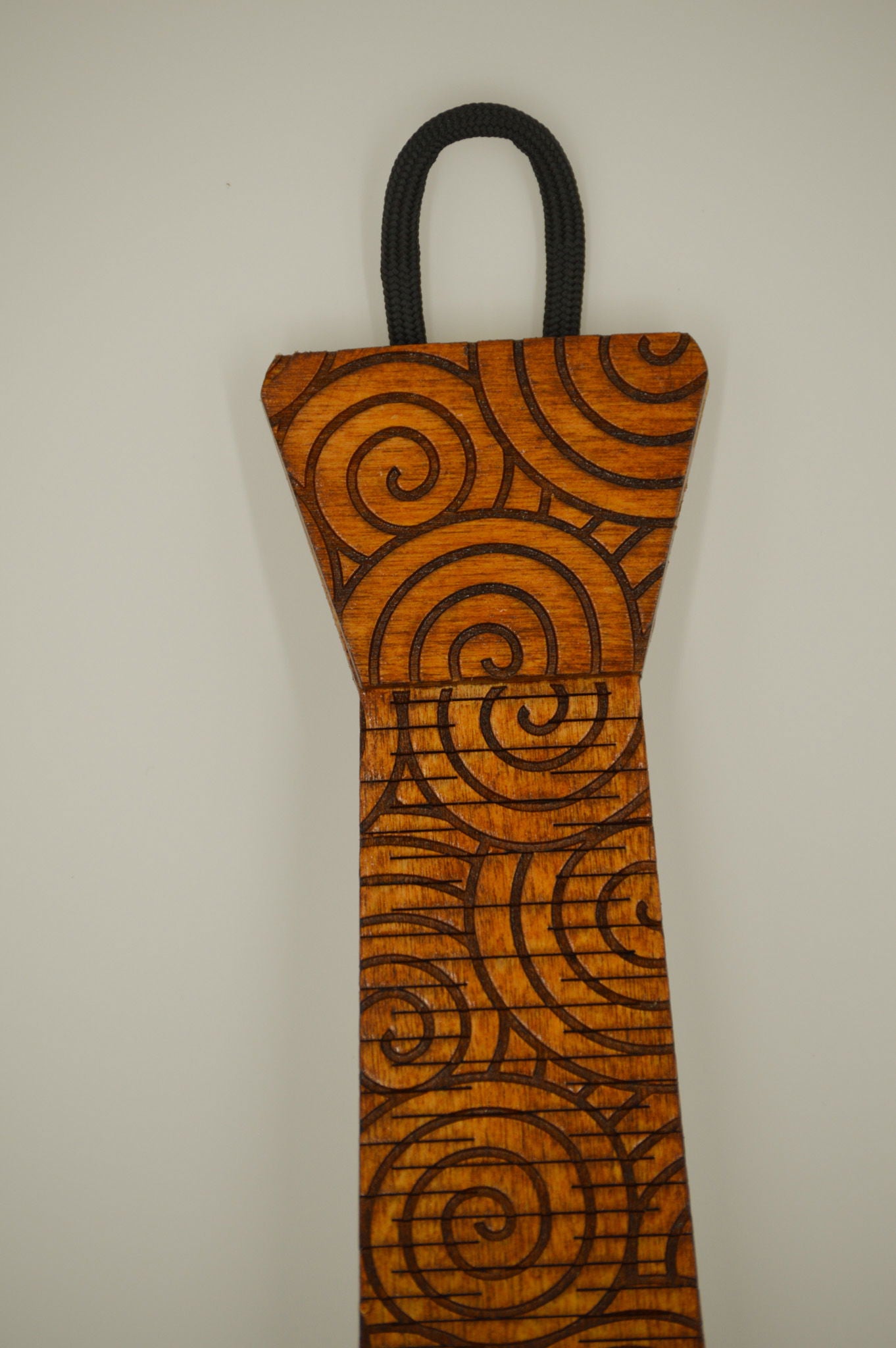 Swirls Wood Tie