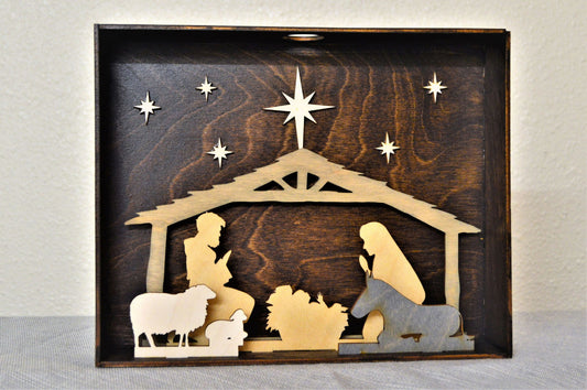 100 manger nativity