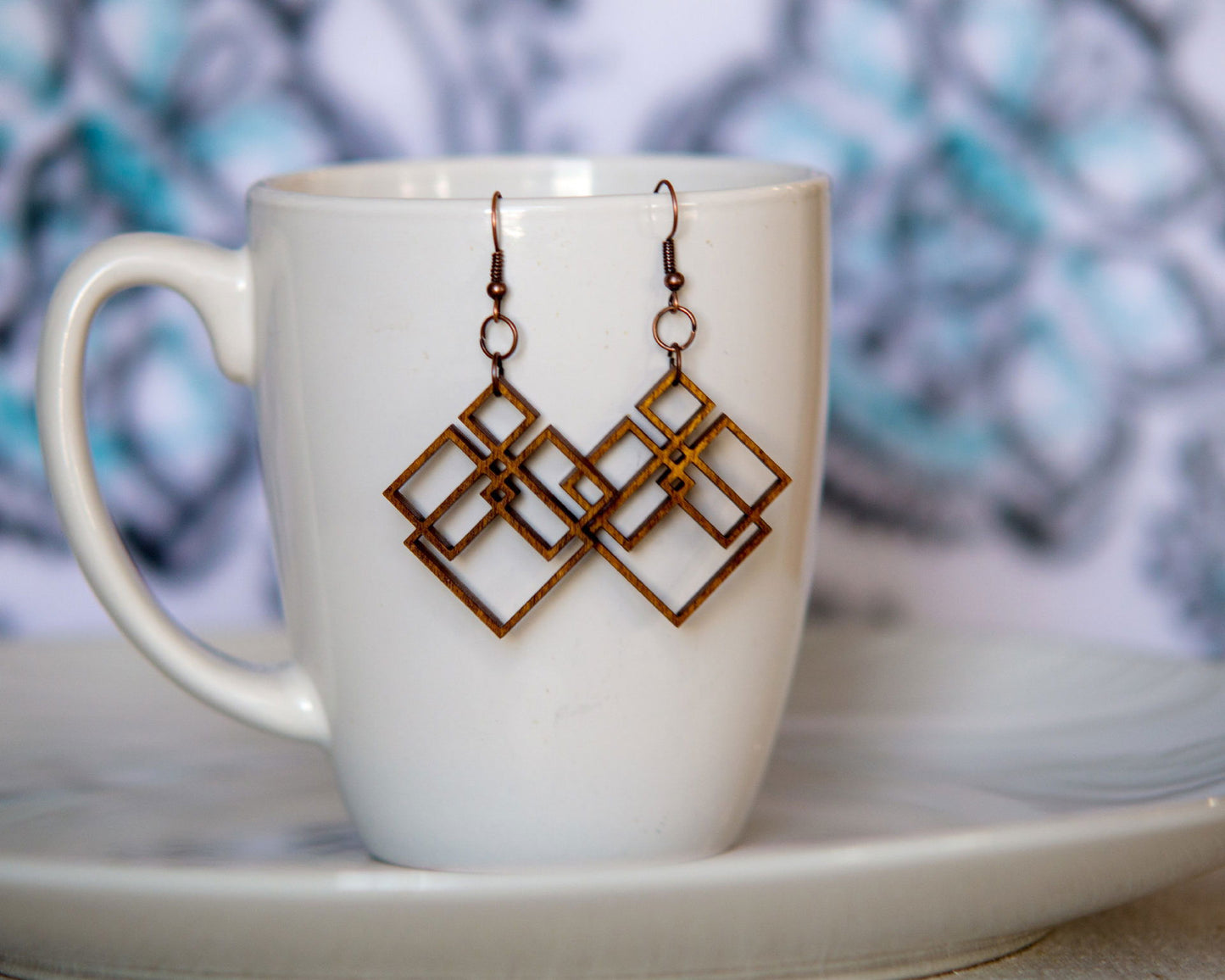 Geometric Diamonds Earrings