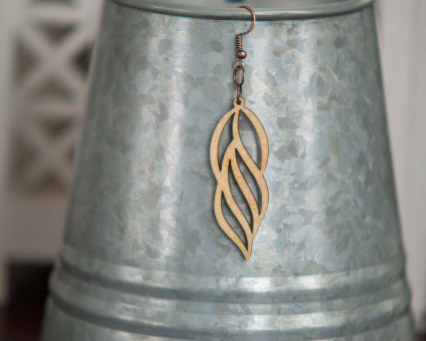 Elsie's Feather Earrings