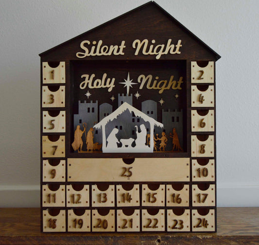 1430 Silent Night Old City Nativity 1 house