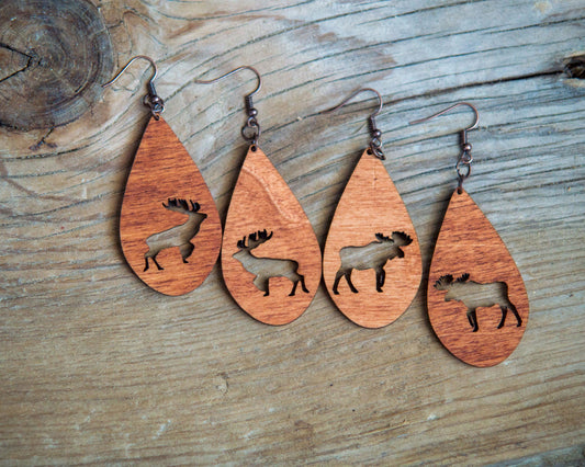 Woodland Teardrop Earrings