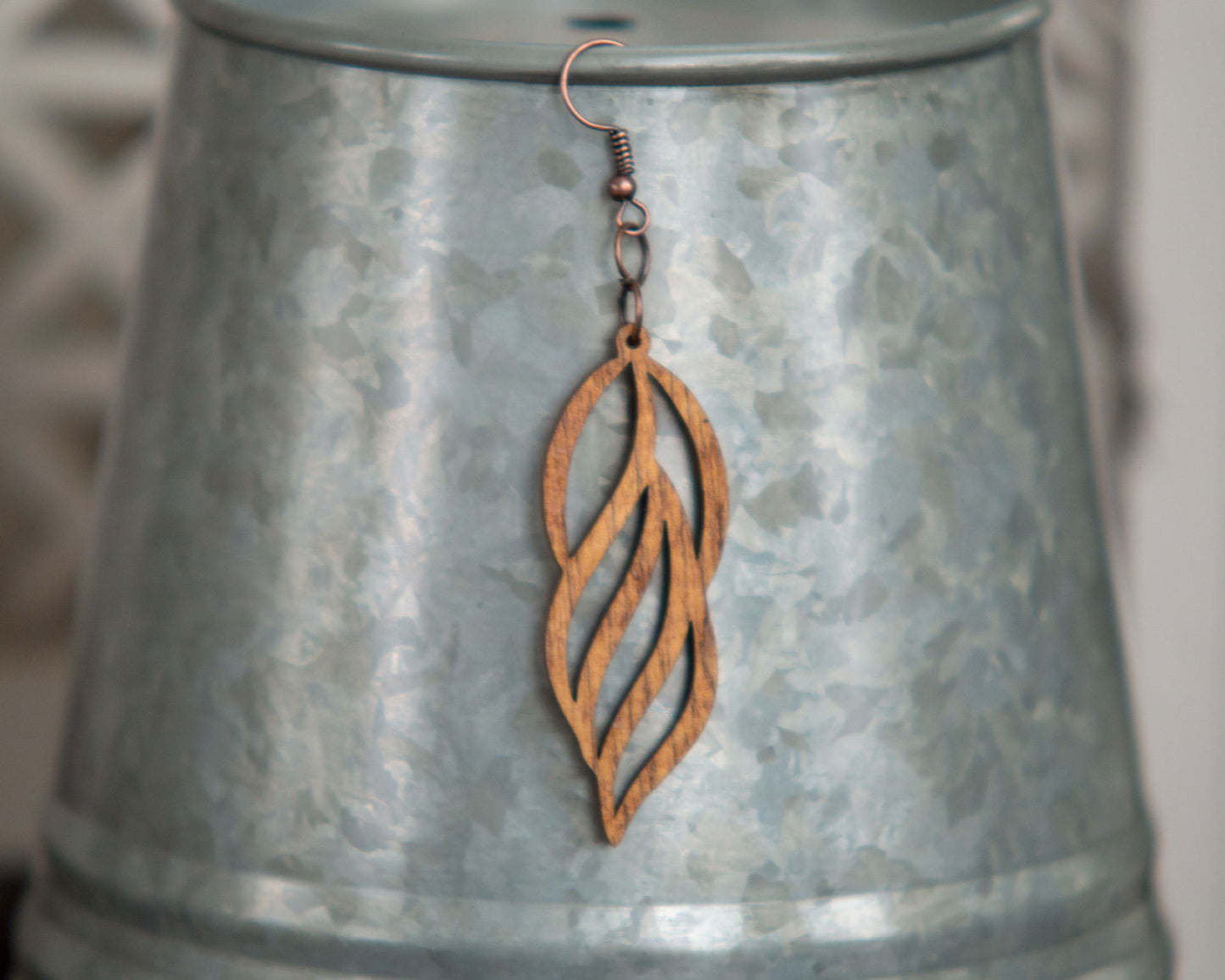 Elsie's Feather Earrings