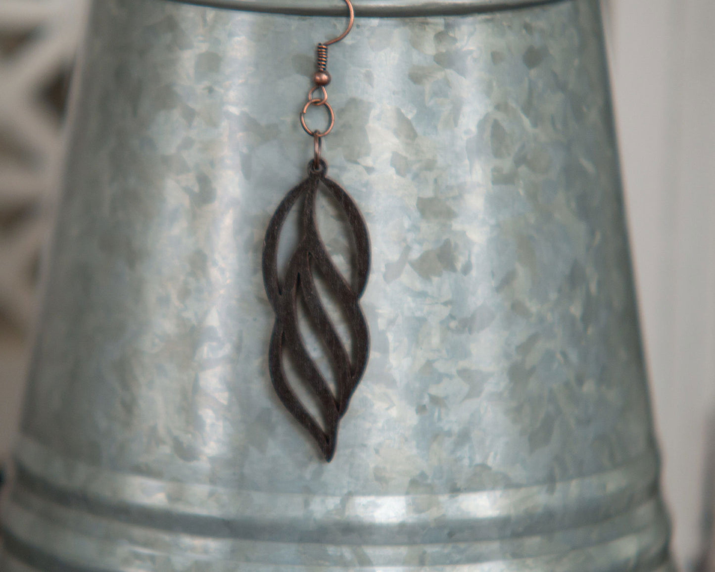 Elsie's Feather Earrings