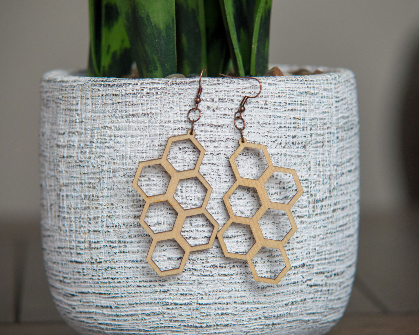 Honeycomb Earrings