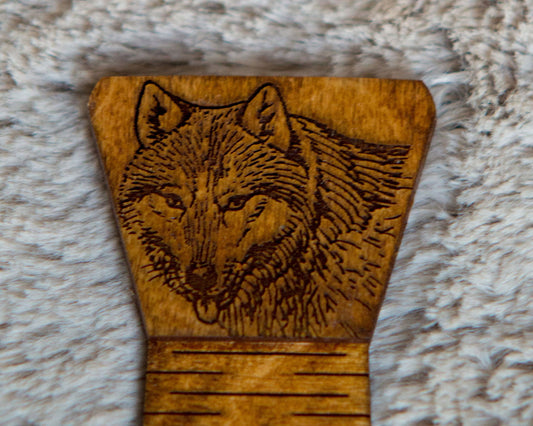 Wolf Wood Tie