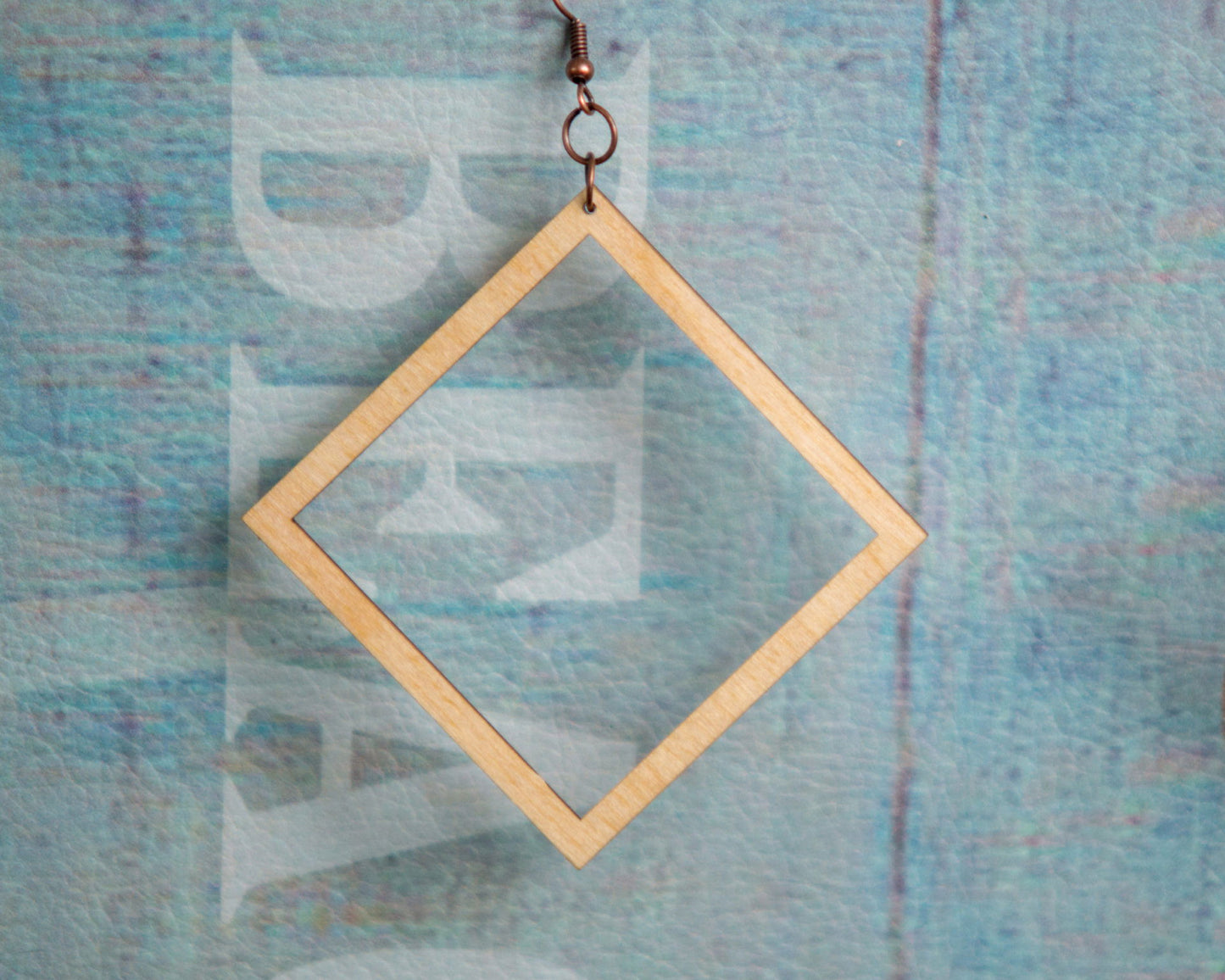 Tipped Square Earrings