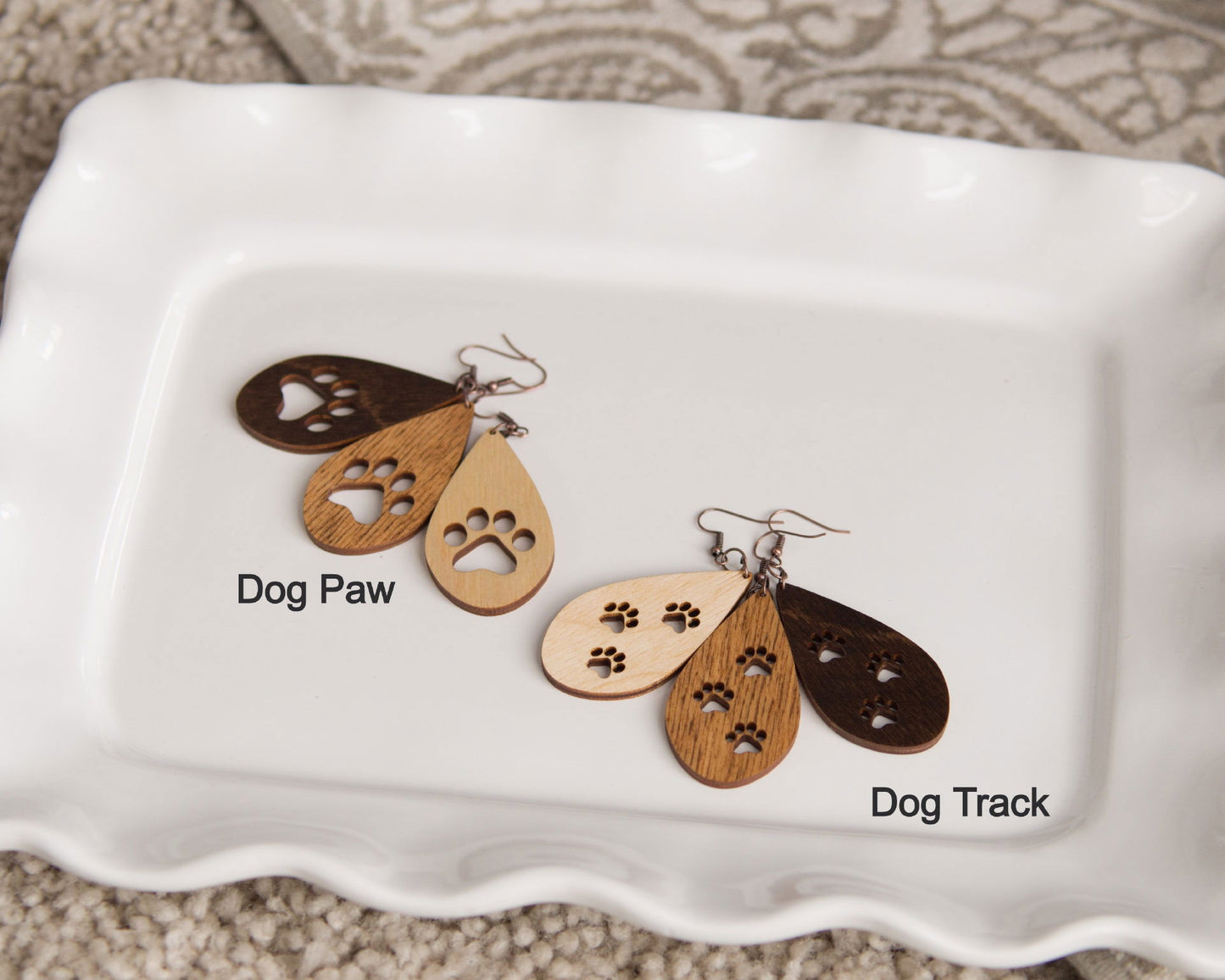 Paw Print Earrings