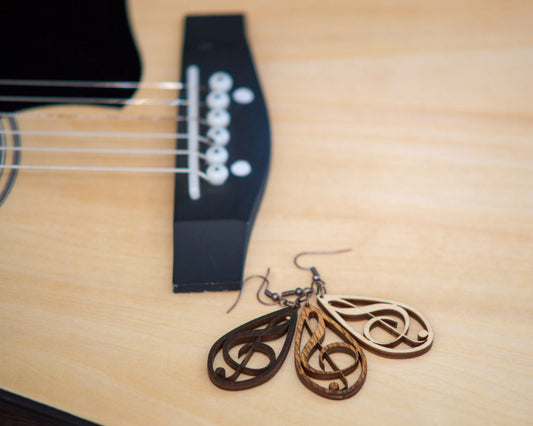 Music Teardrop Earrings