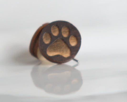 Dog Paw Earrings