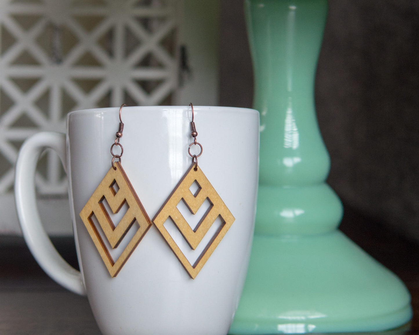 Chevron Diamond Earrings